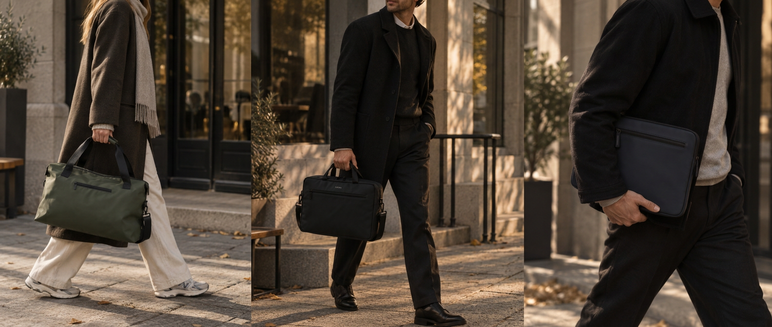 Bergen Collection — weekendbag, datorväska och datorfodral